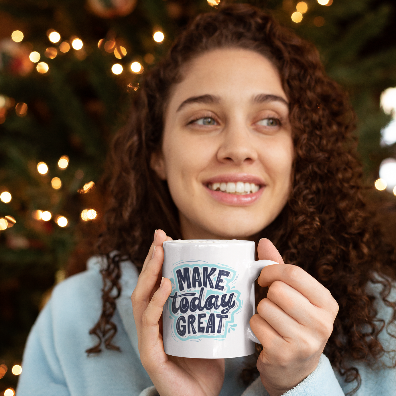 Positivity in a Cup - "Make Today Great" Mug