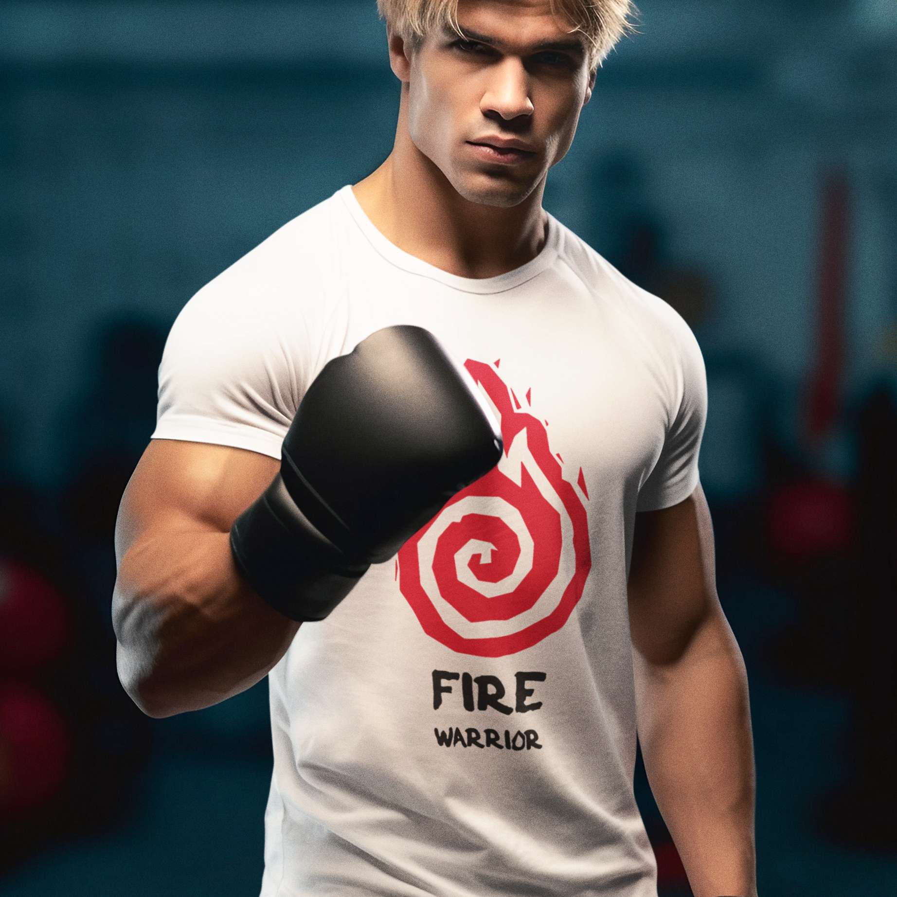 “Fire Warrior” Men Premium Tshirts 100% Cotton