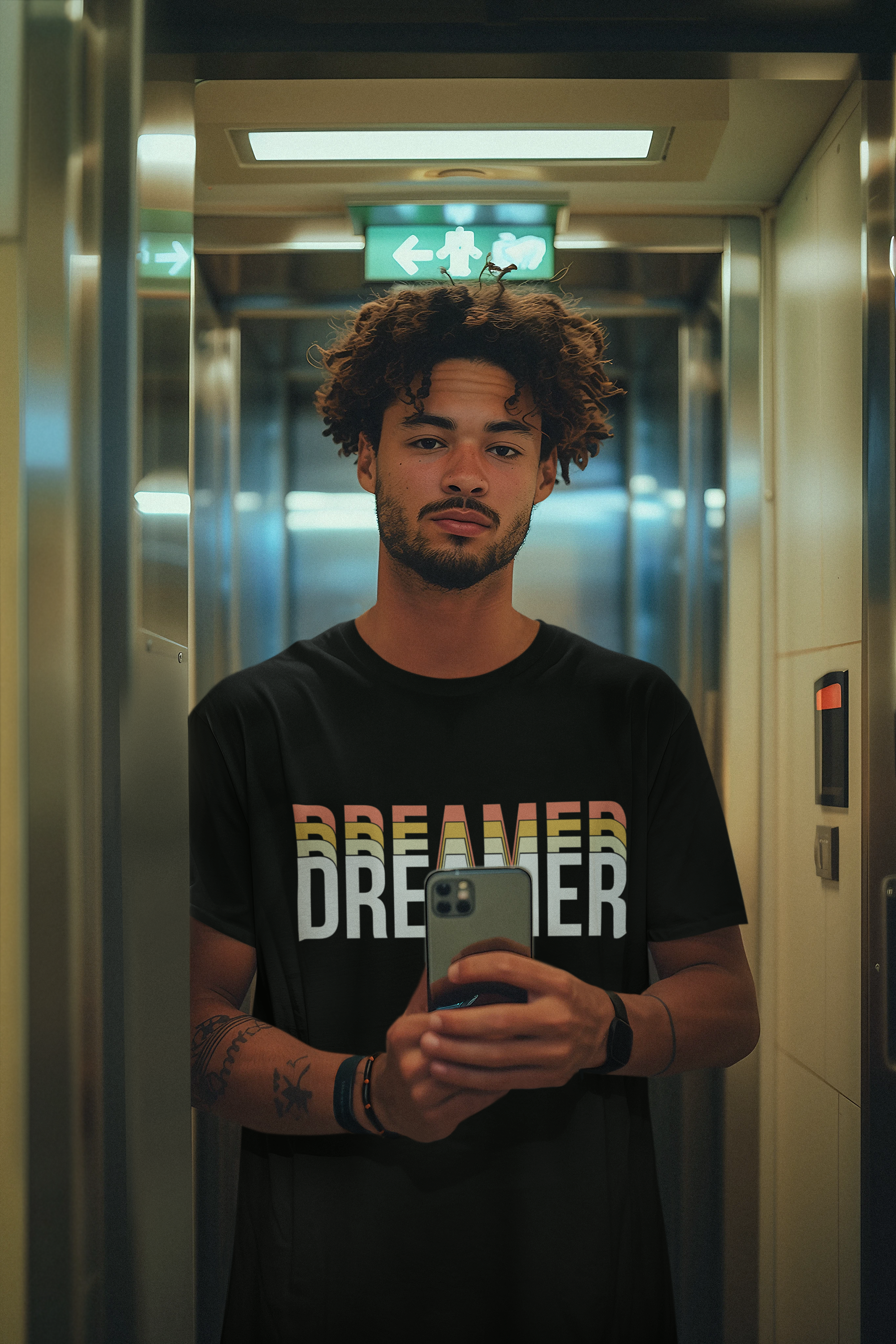 “DREAMER” Men Premium Tshirts 100% Cotton